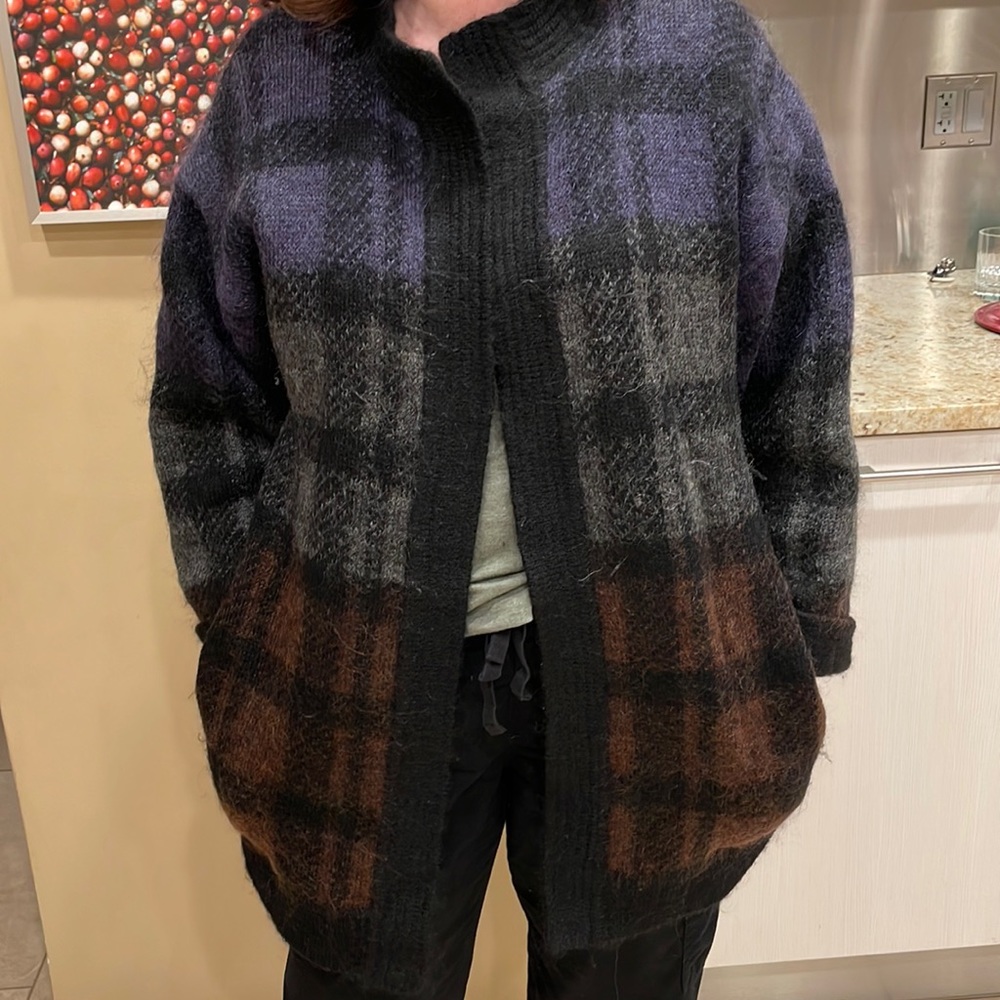 Escada mohair and wool sweater/jacket. Women small